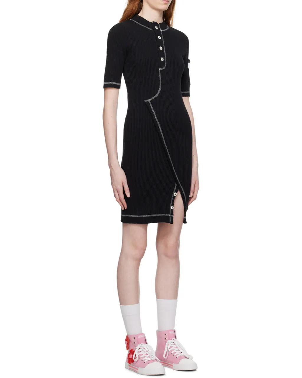 Rib Knitted Stretch Dress