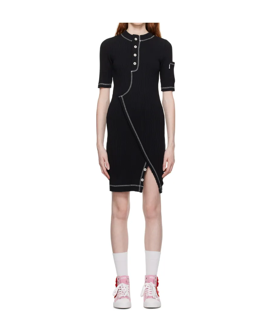 Rib Knitted Stretch Dress