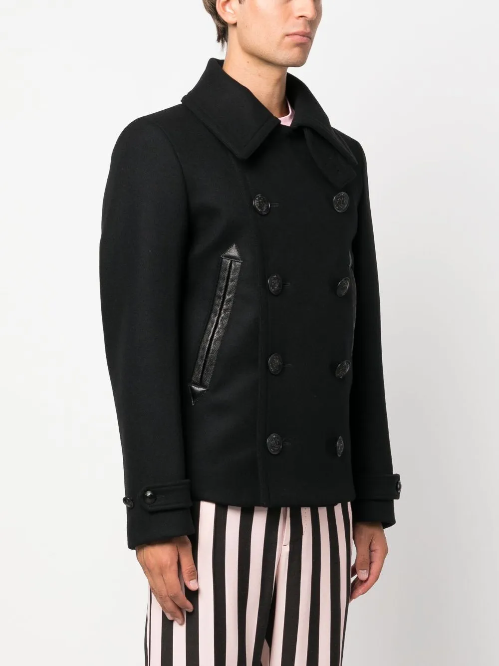 Dsquared2 Double-Breasted Sailor Peacoat