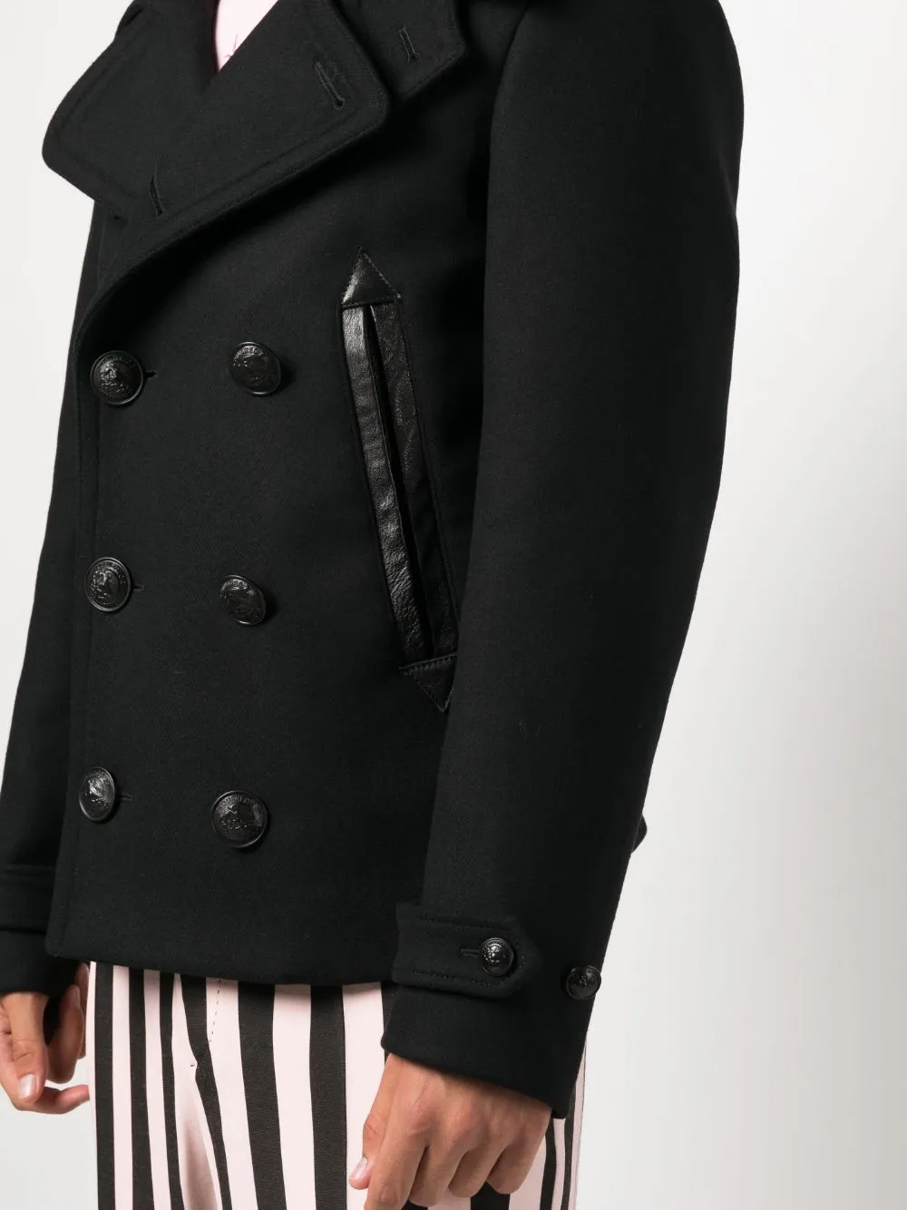 Dsquared2 Double-Breasted Sailor Peacoat