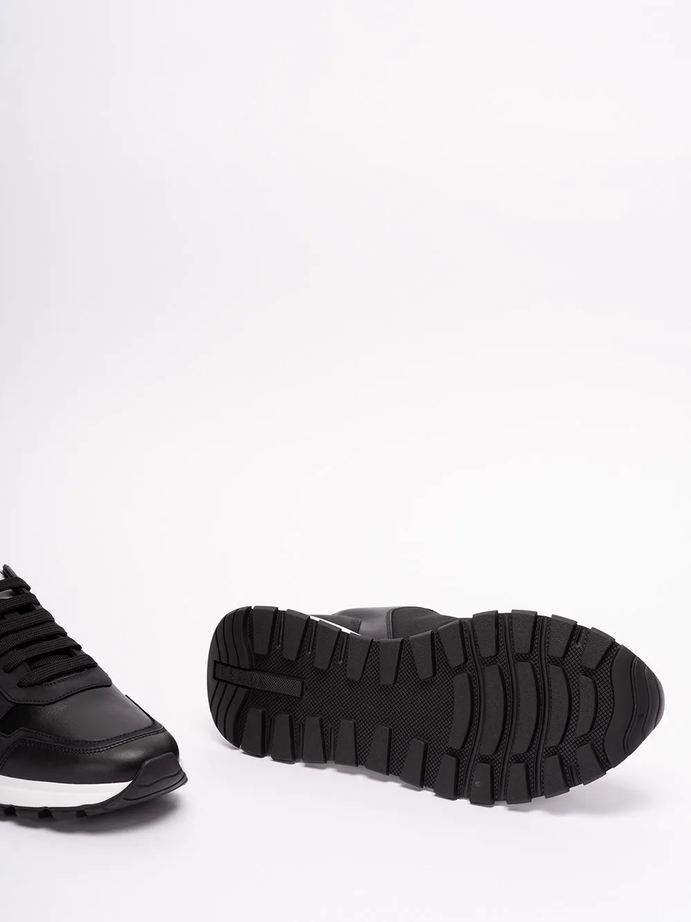 Prada Triangle-Logo Lace-Up Sneakers