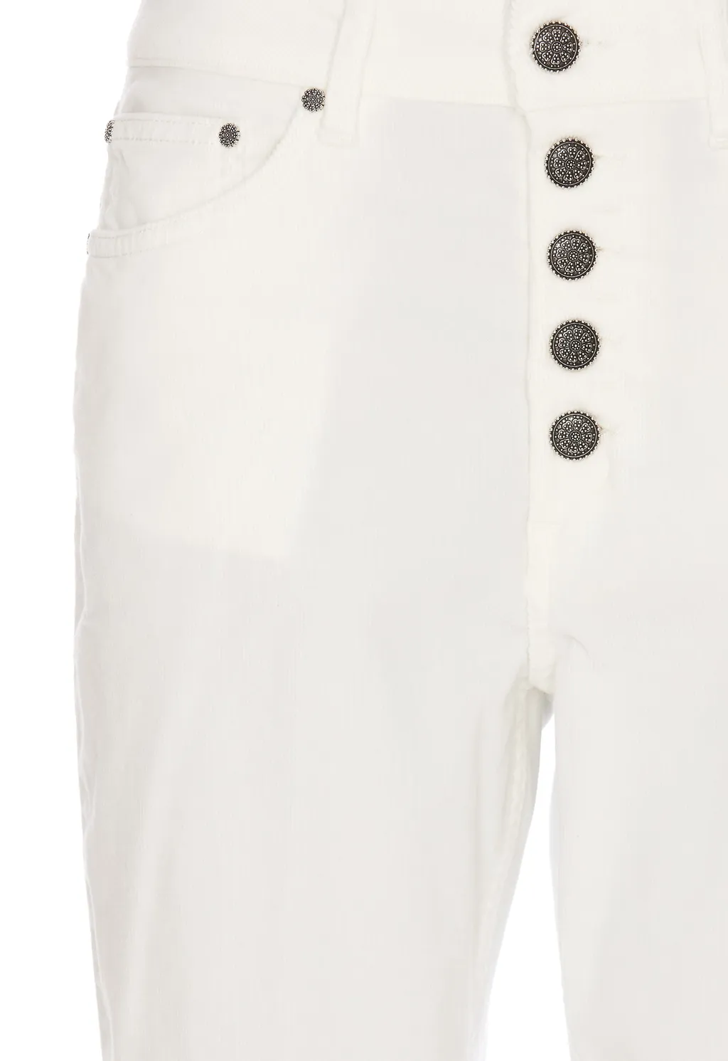 Dondup Mid-Rise Cropped Corduroy Trousers