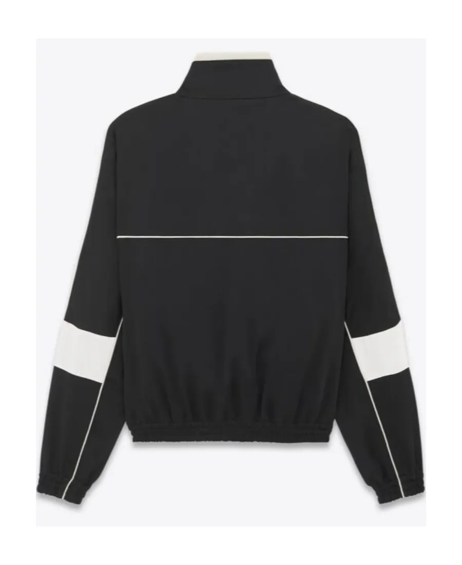 Saint Laurent Teddy Jacket In Satin Crepe