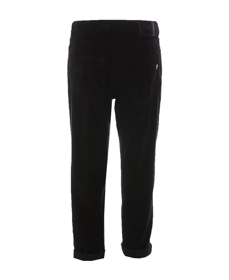 Dondup Mid-Rise Cropped Corduroy Trousers