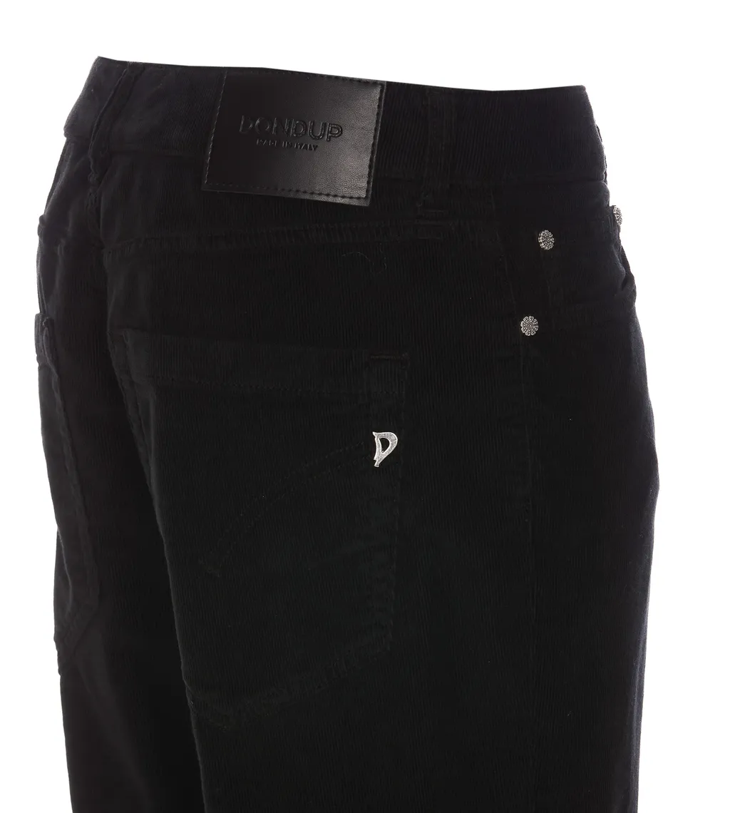 Dondup Mid-Rise Cropped Corduroy Trousers