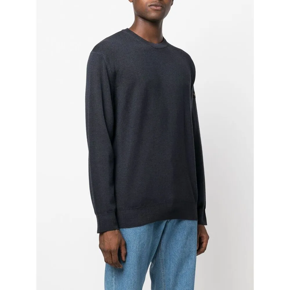 Round-Neck Virgin-Wool Jumper