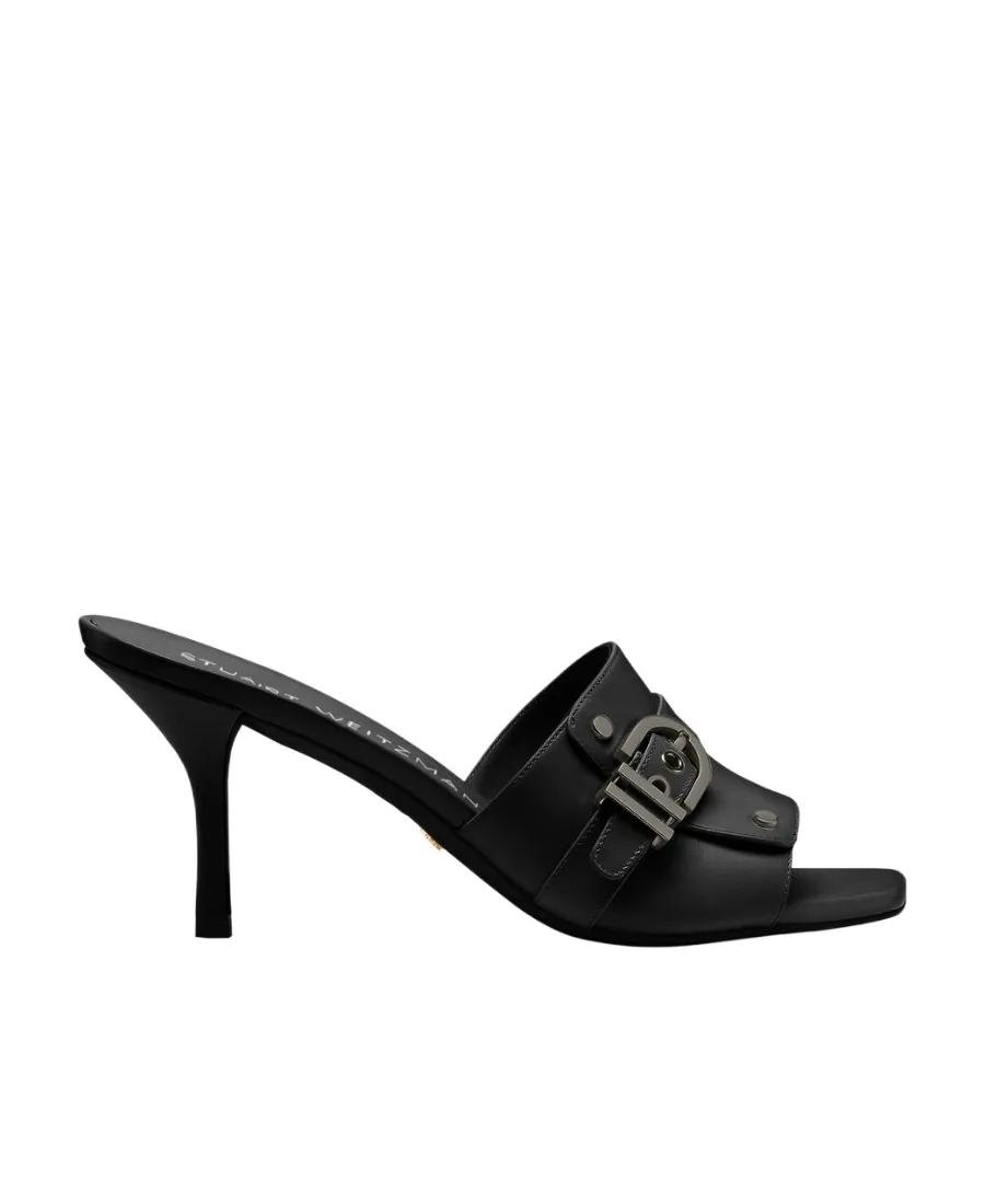 Square-Headed High-Heeled Sandals