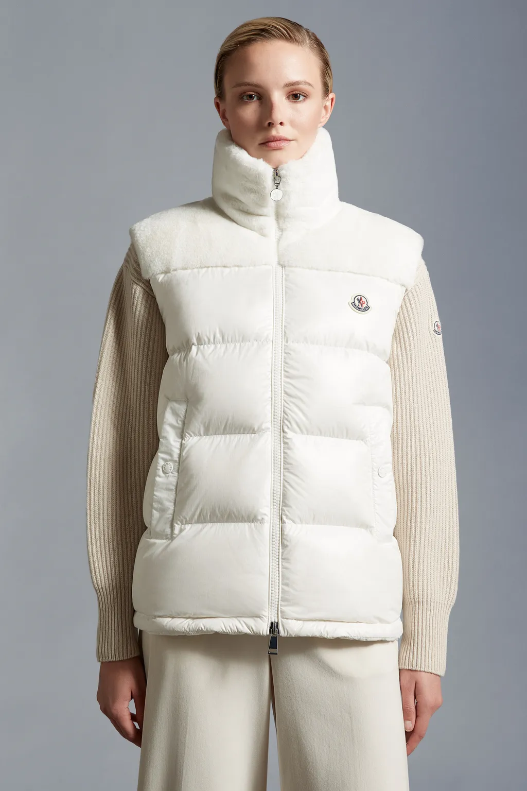 Moncler Logo Patch Padded Gilet