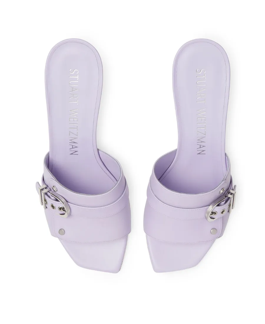 Square-Headed High-Heeled Sandals