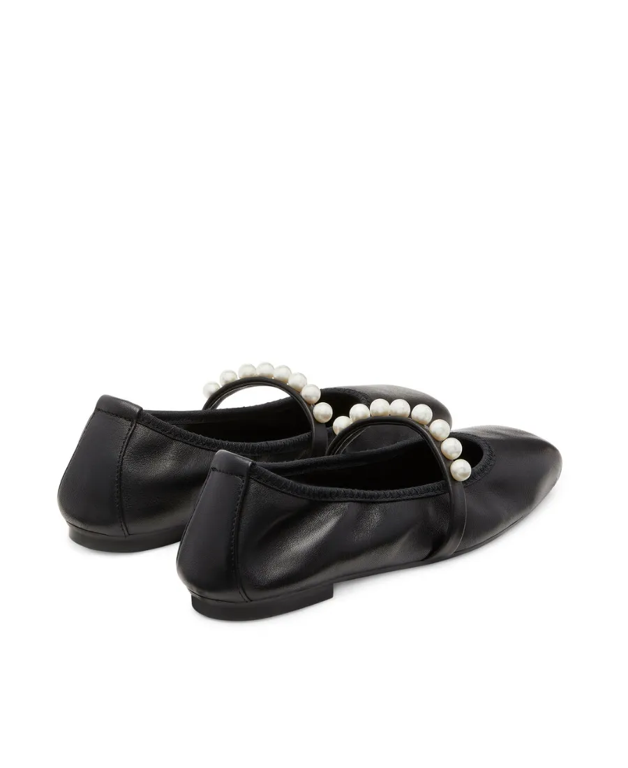 Stuart Weitzman Goldie Embellished Ballet Flats