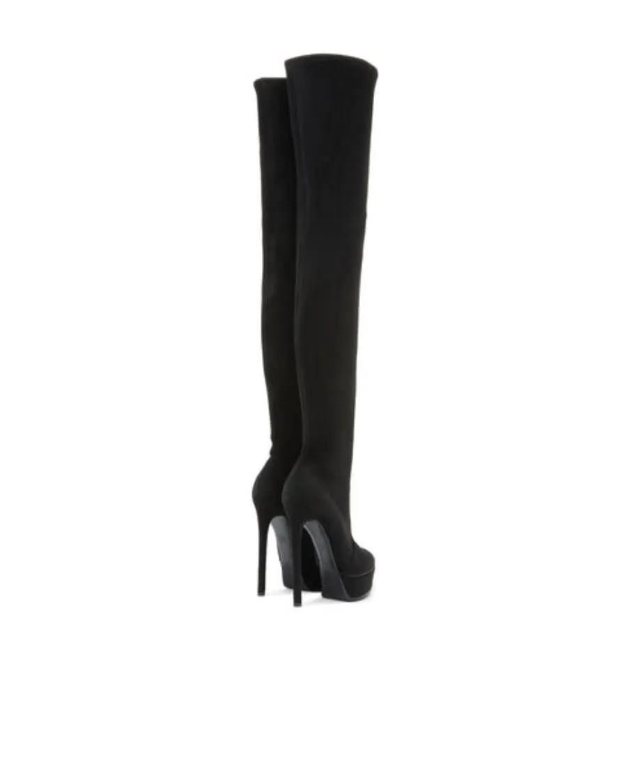 Flora 140Mm Above-Knee Platform Boots