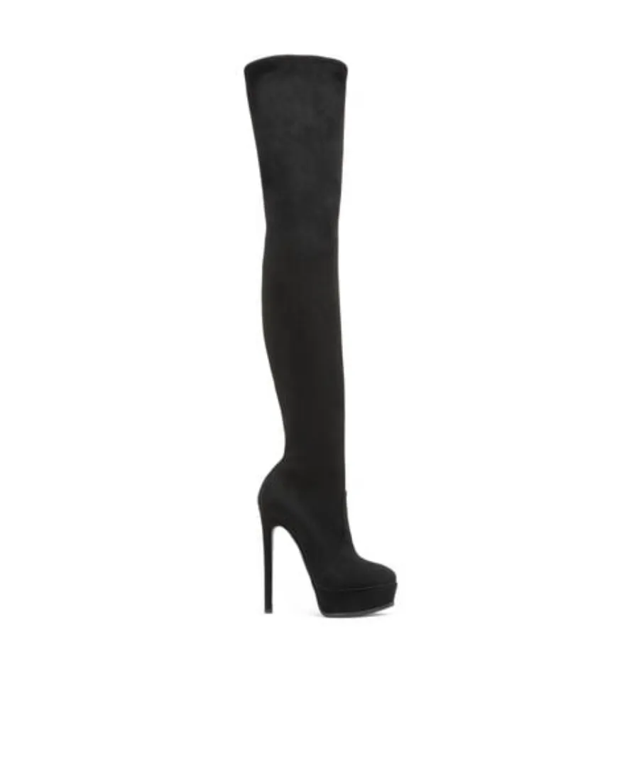 Flora 140Mm Above-Knee Platform Boots