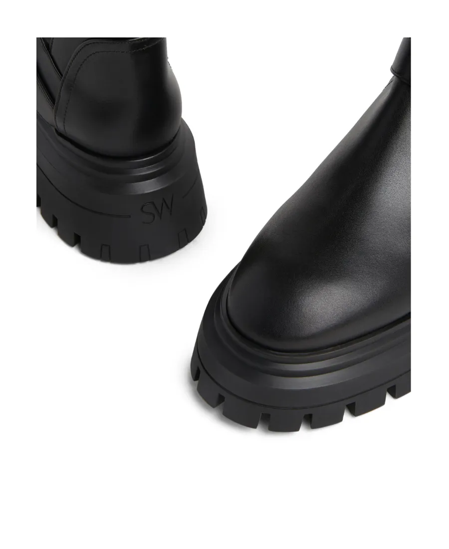 Round-Head Buckle Ankle Boots