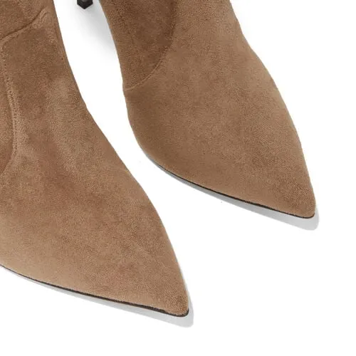 115Mm Blade Suede Boots