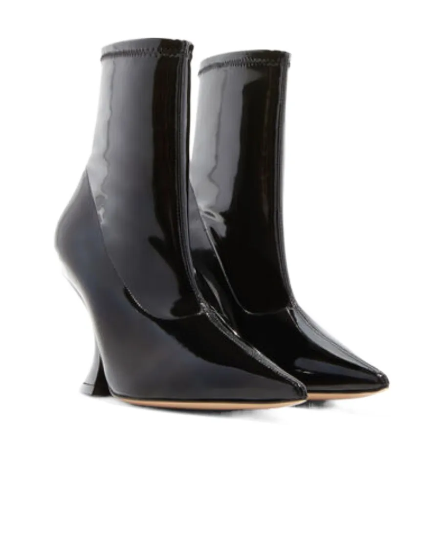 Elodie 80Mm Leather Ankle Boots