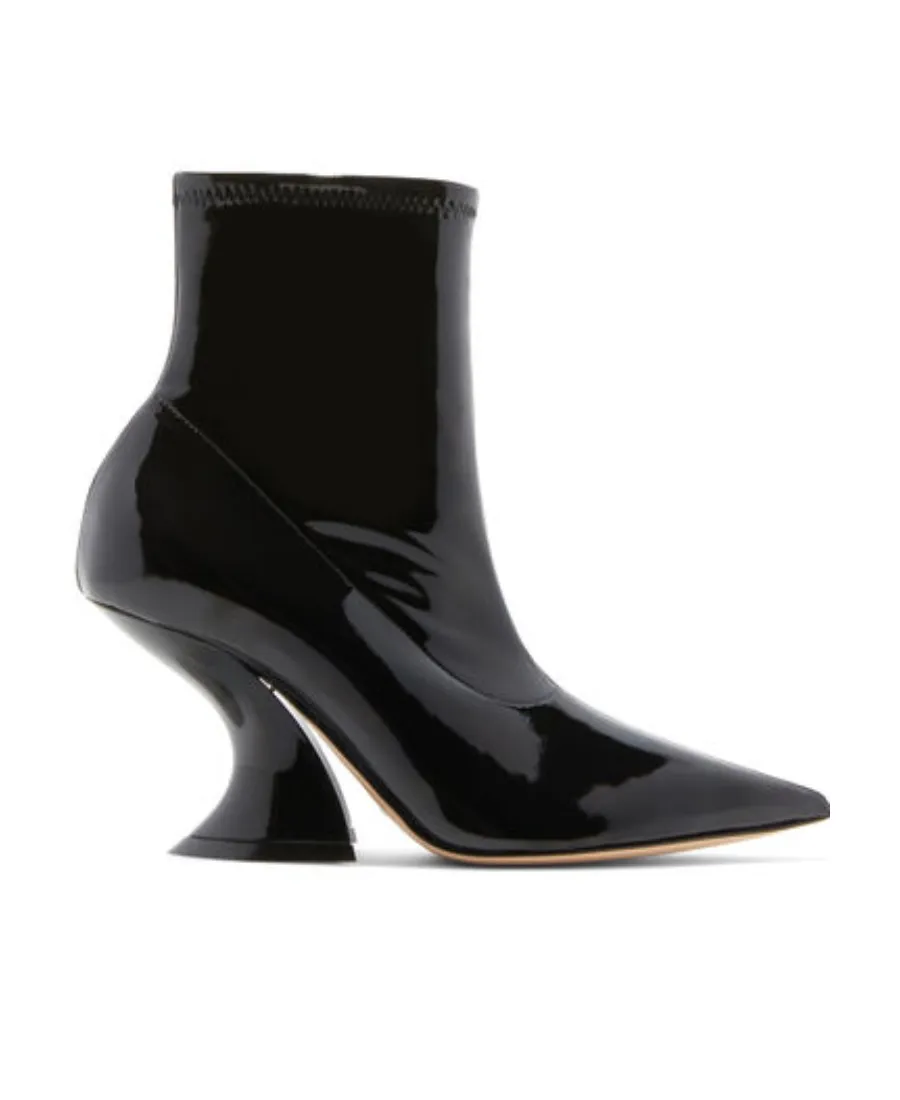 Elodie 80Mm Leather Ankle Boots