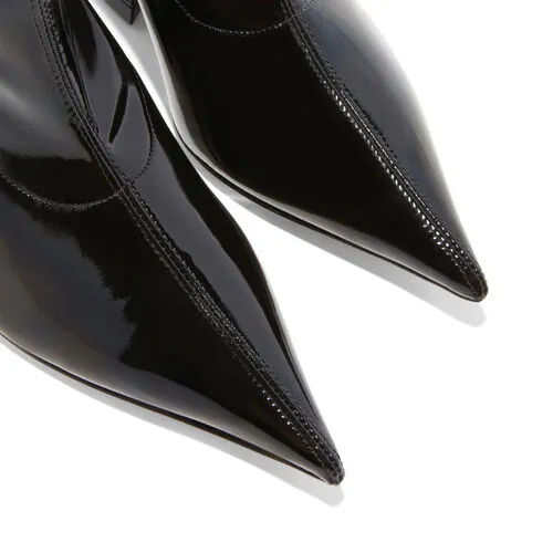 Elodie 80Mm Leather Ankle Boots