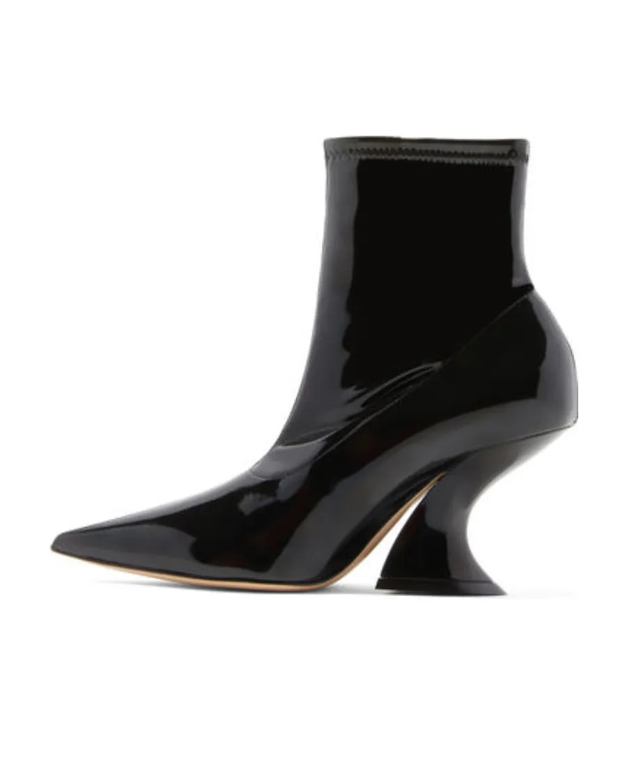 Elodie 80Mm Leather Ankle Boots