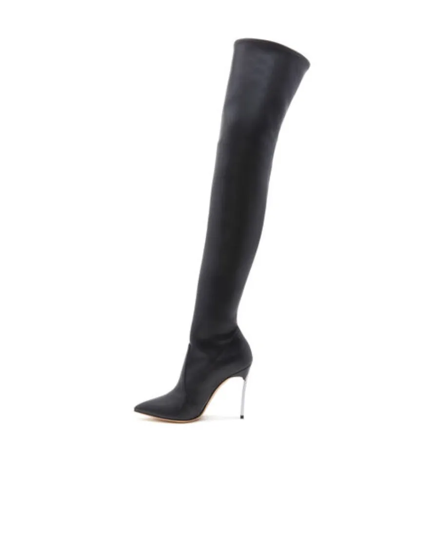 Blade 100Mm Thigh-High Boots