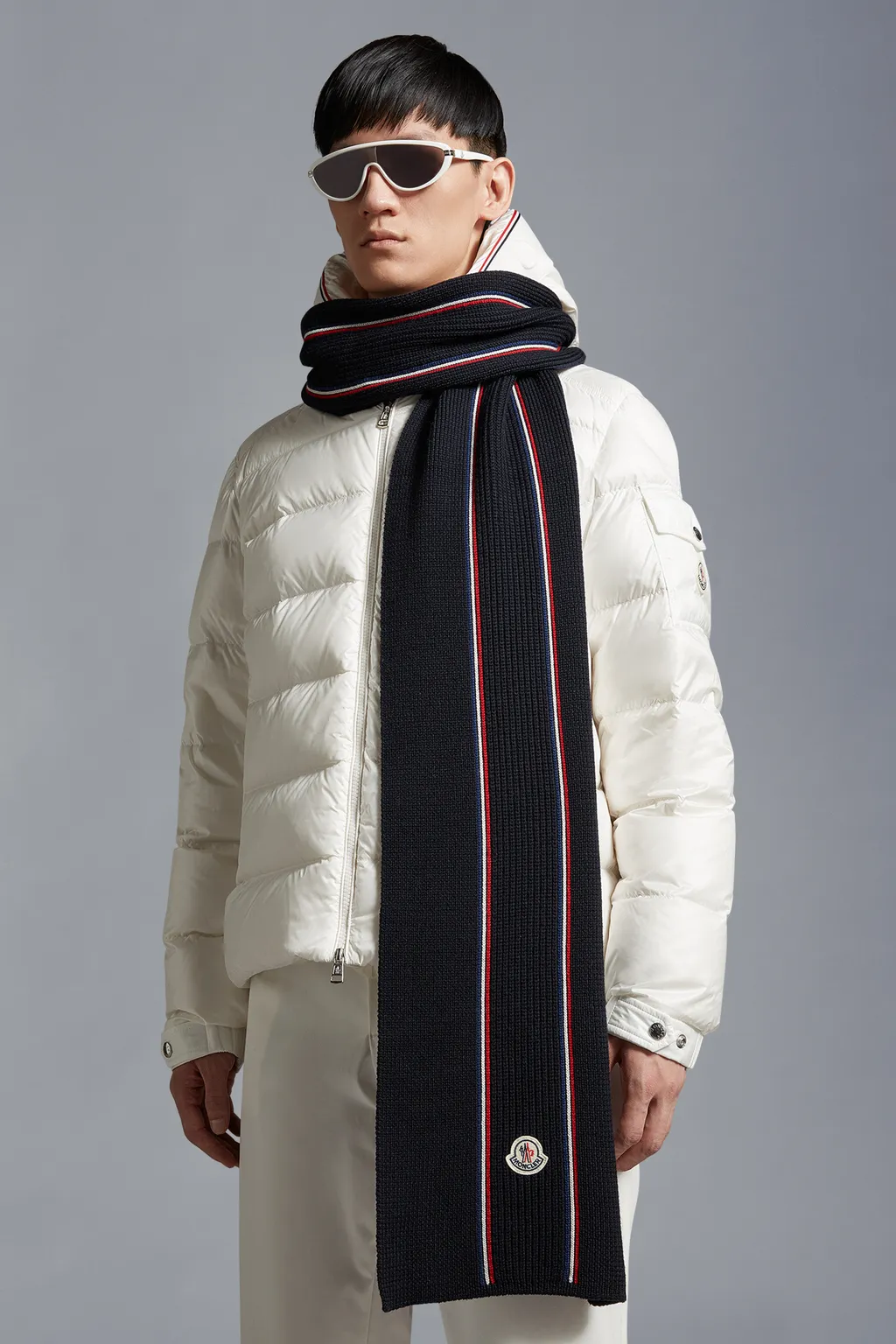 Tricolor Wool Scarf