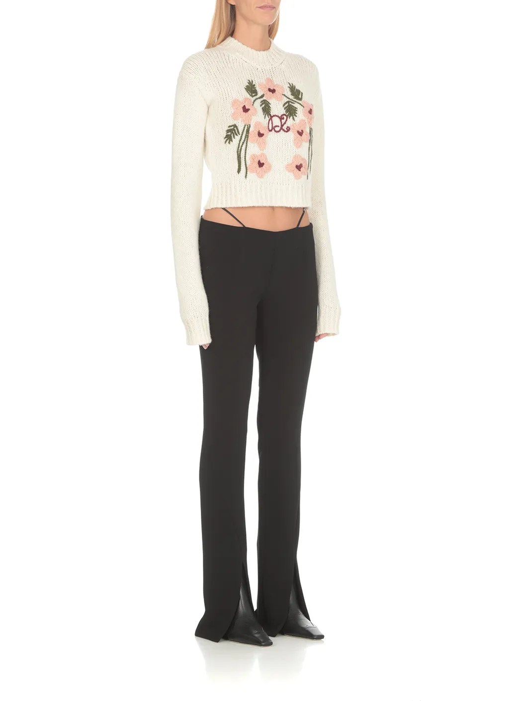 Dsquared2 Floral Embroidered Crewneck Jumper