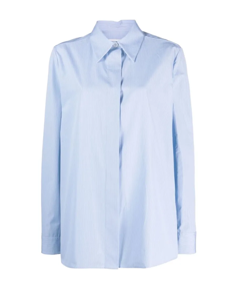 Jil Sander Long Sleeved Striped Shirt