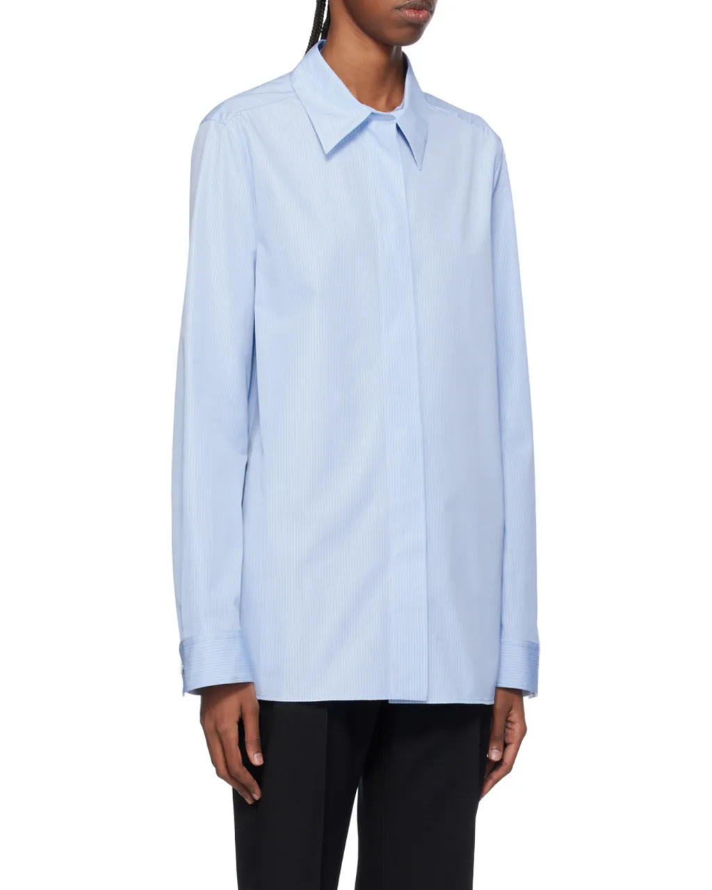 Jil Sander Long Sleeved Striped Shirt