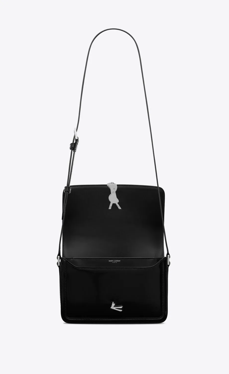 Saint Laurent Solferino Logo Plaque Medium Shoulder Bag