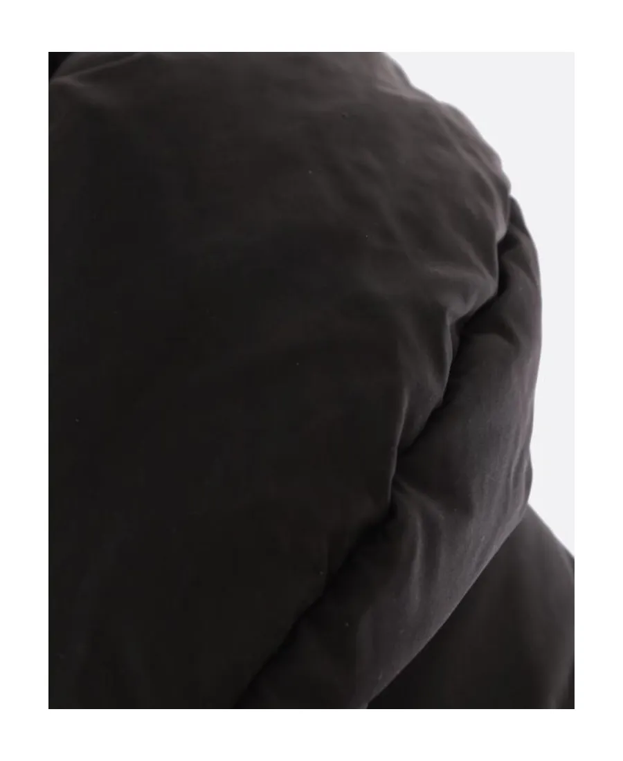 Cropped Puffer Jacket In Silk Taffeta