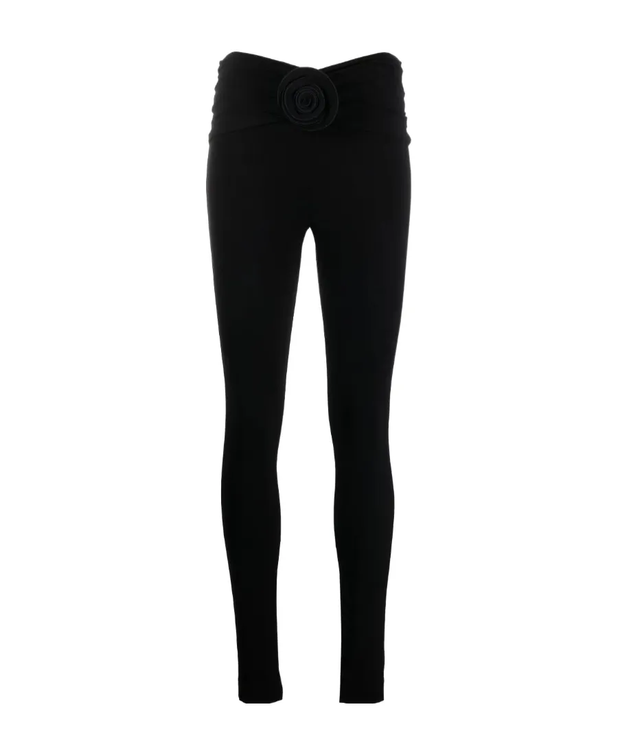 Magda Butrym Flower Embellished Skinny Leggings