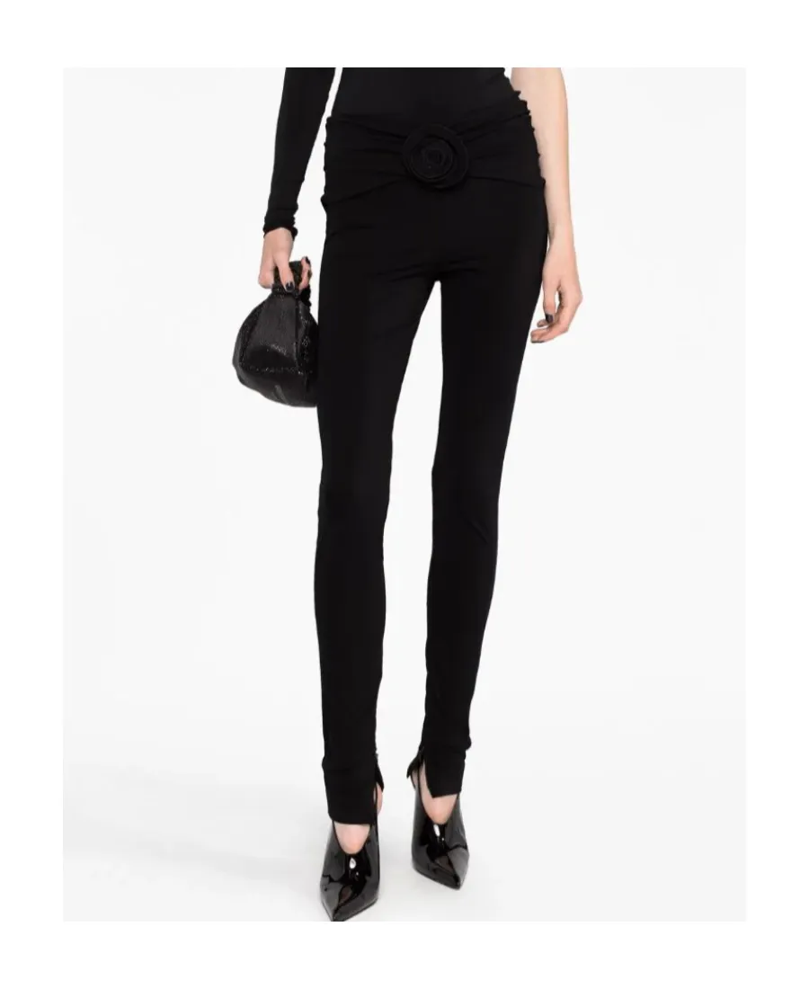 Magda Butrym Flower Embellished Skinny Leggings