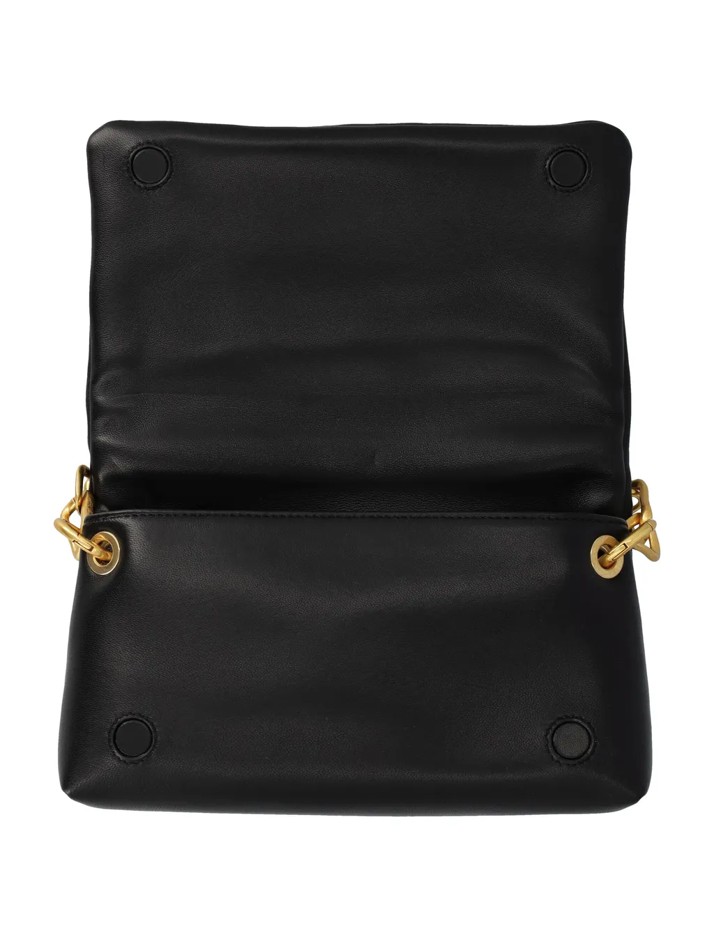 Off-White Logo Plaque Quilted Crossbody Bag