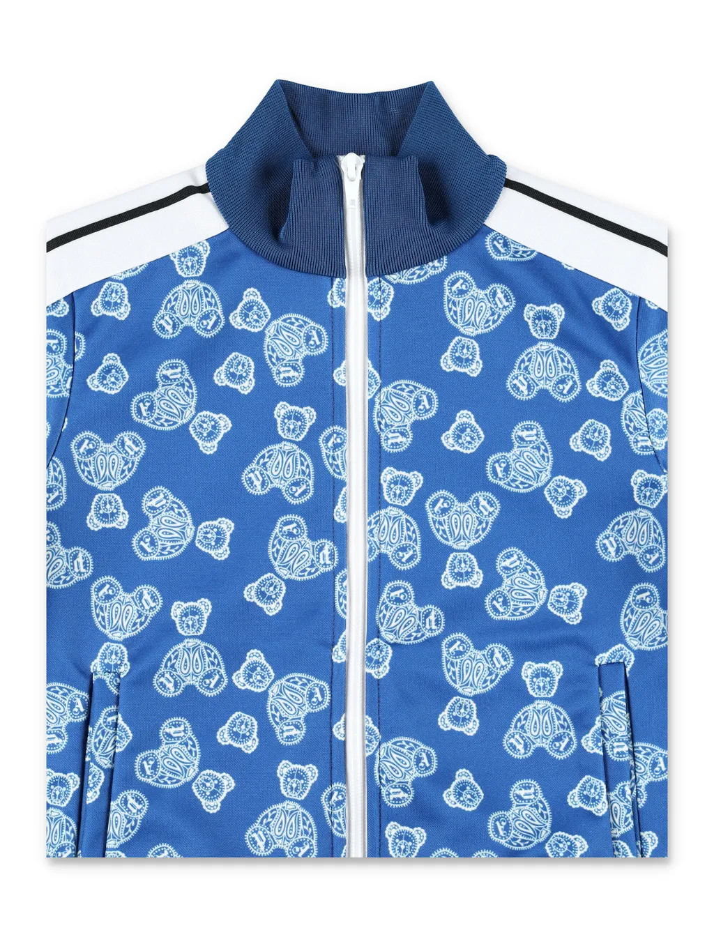 Palm Angels Kids All-Over Graphic Printed Zip-Up Sweatshirt
