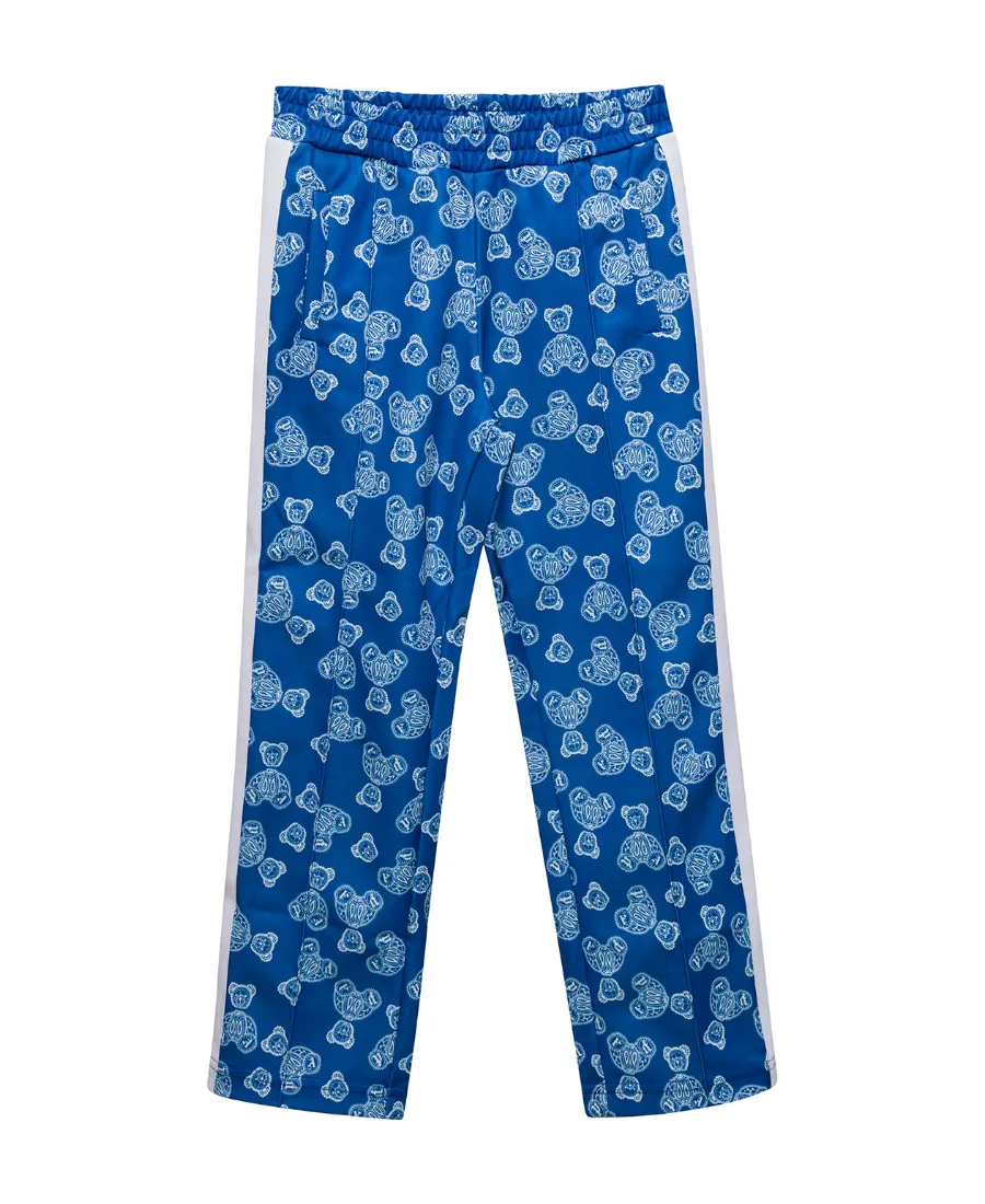 Palm Angels Kids All-Over Graphic Printed Trousers