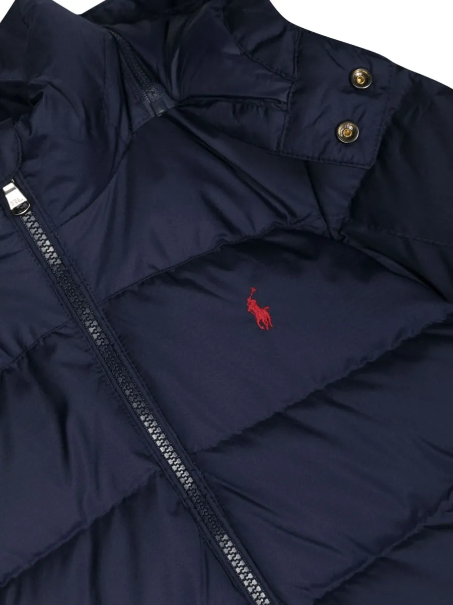 Ralph Lauren Kids Zip-Up Long-Sleeved Down Jacket