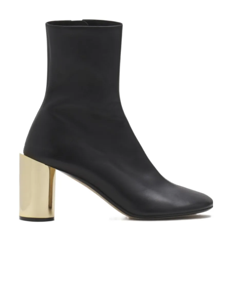 Lanvin Round-Toe Side Zipped Boots