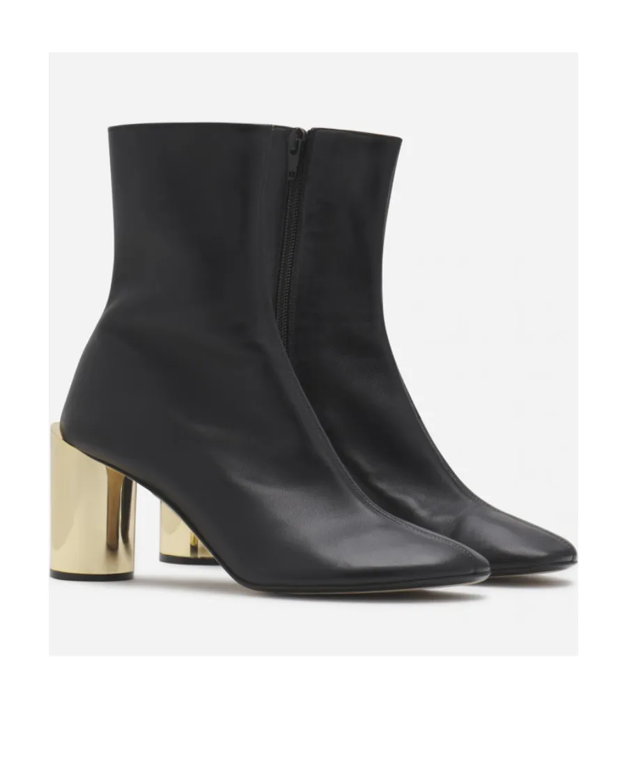 Lanvin Round-Toe Side Zipped Boots