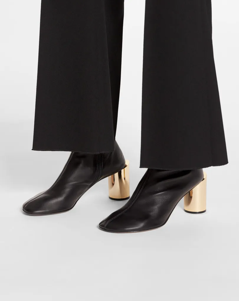 Lanvin Round-Toe Side Zipped Boots