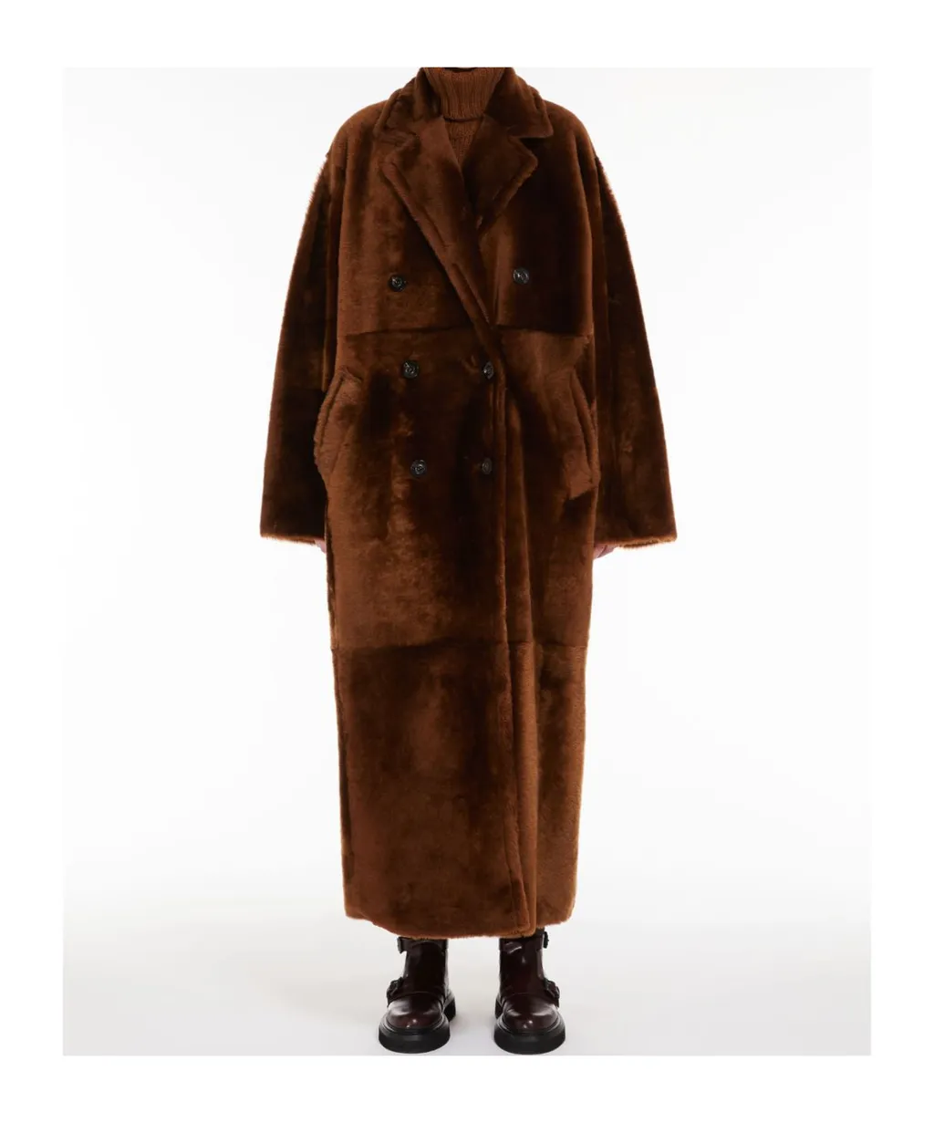 Notched-Lapels Double-Breasted Coat