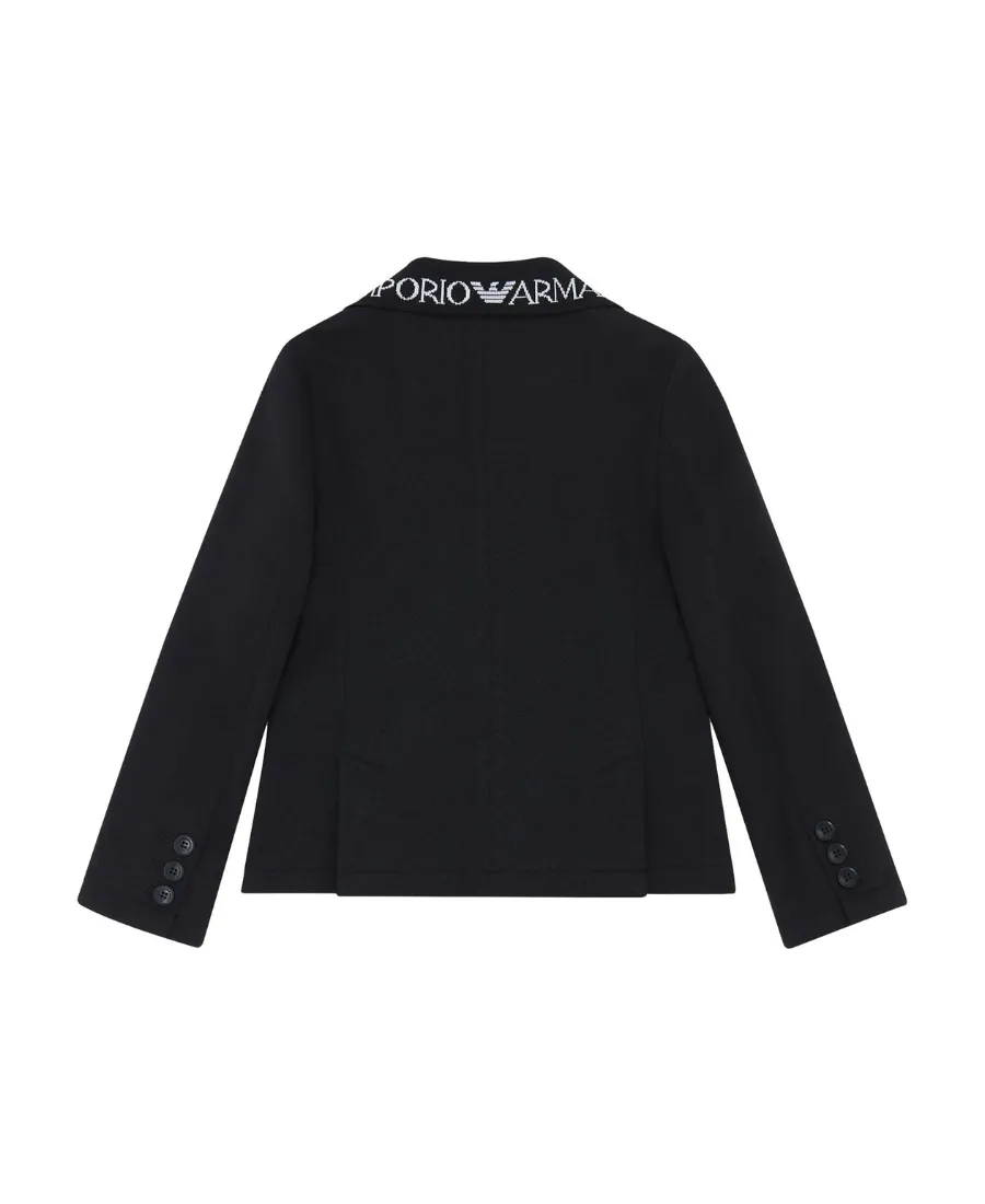 Emporio Armani Kids Single-Breasted Tailored Blazer