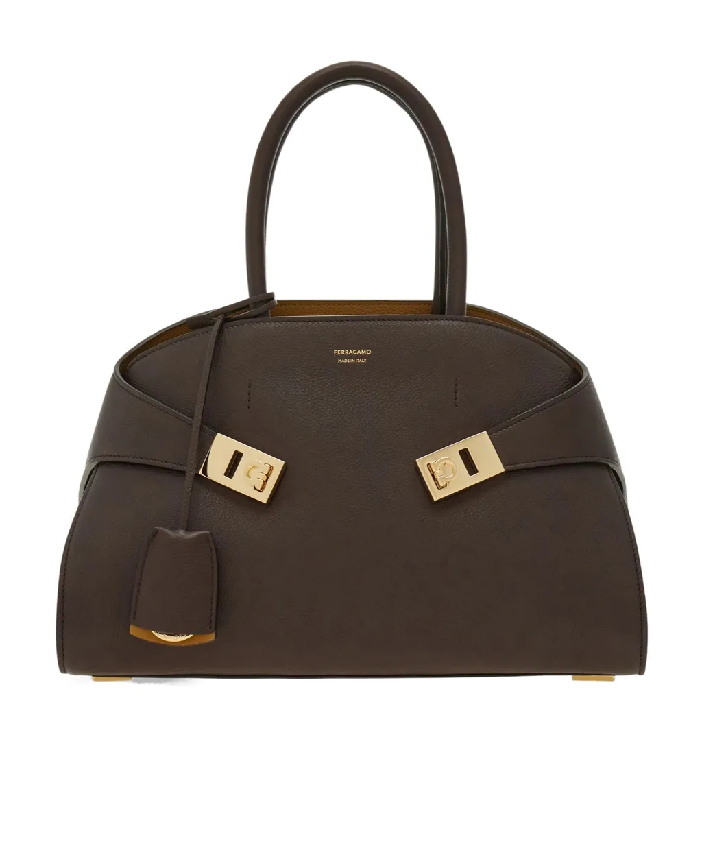 Salvatore Ferragamo Hug Bicolor Handbag