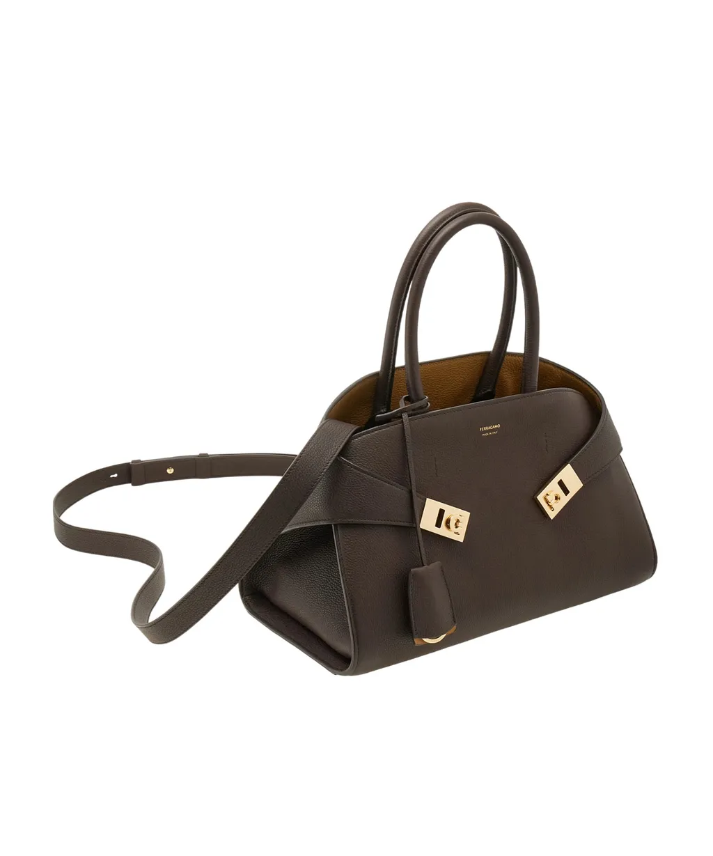 Salvatore Ferragamo Hug Bicolor Handbag