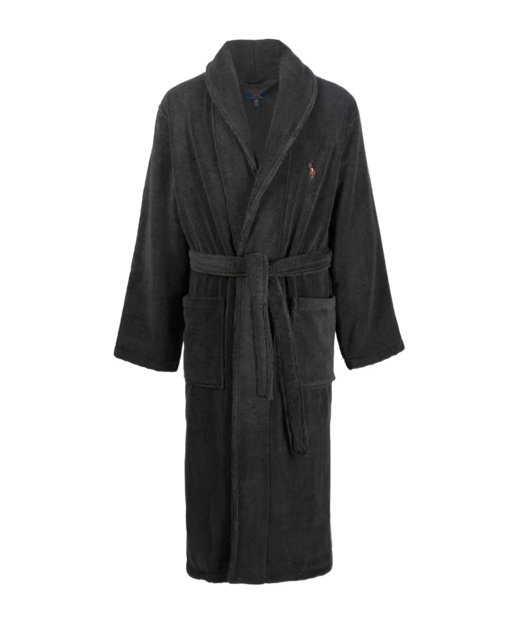 Logo-Embroidered Terry-Cloth Robe