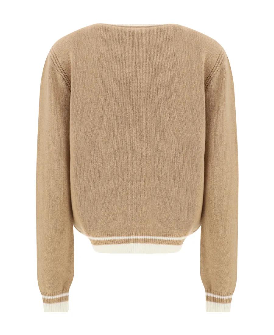 Msgm Crewneck Knitted Jumper