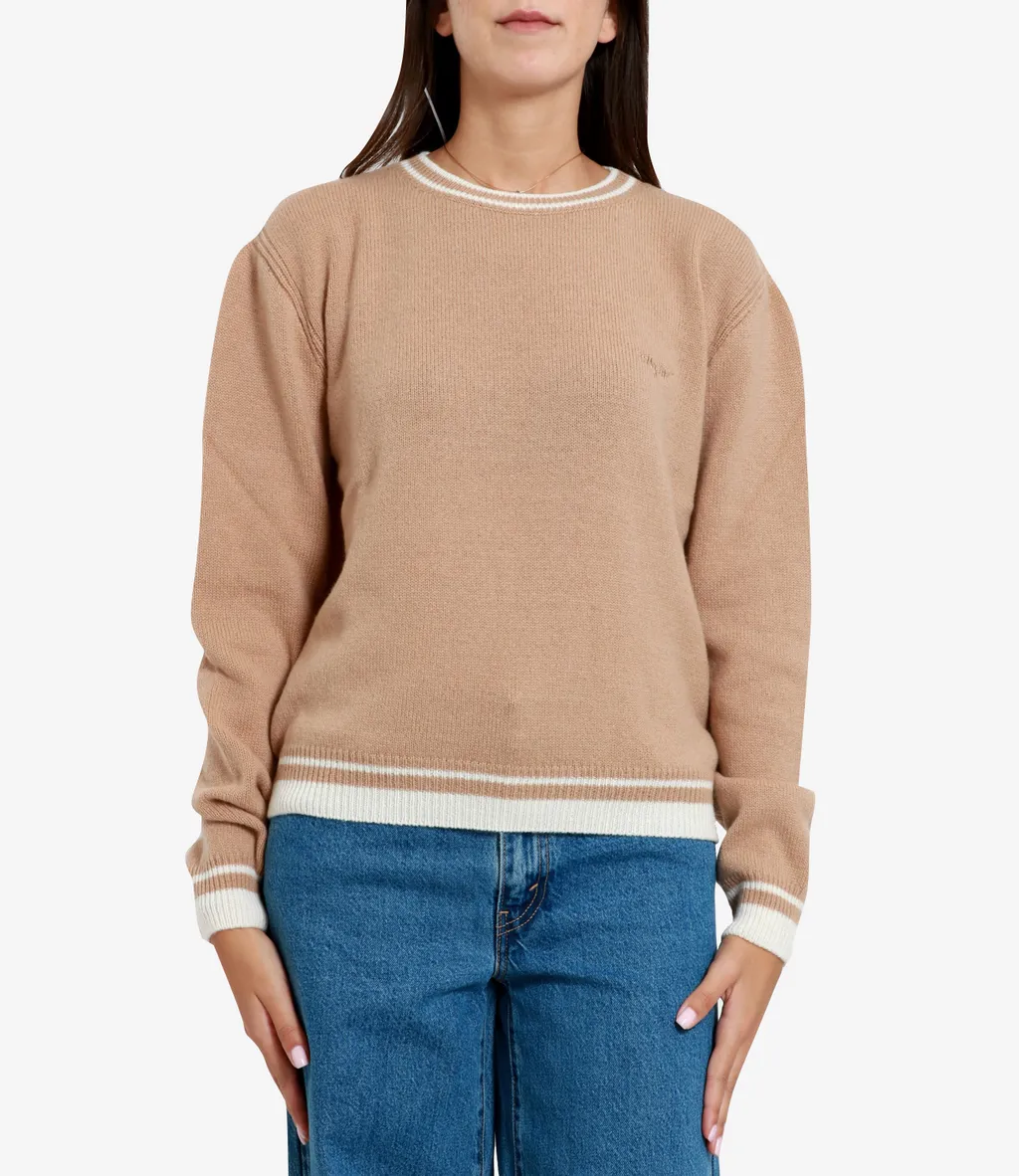 Msgm Crewneck Knitted Jumper