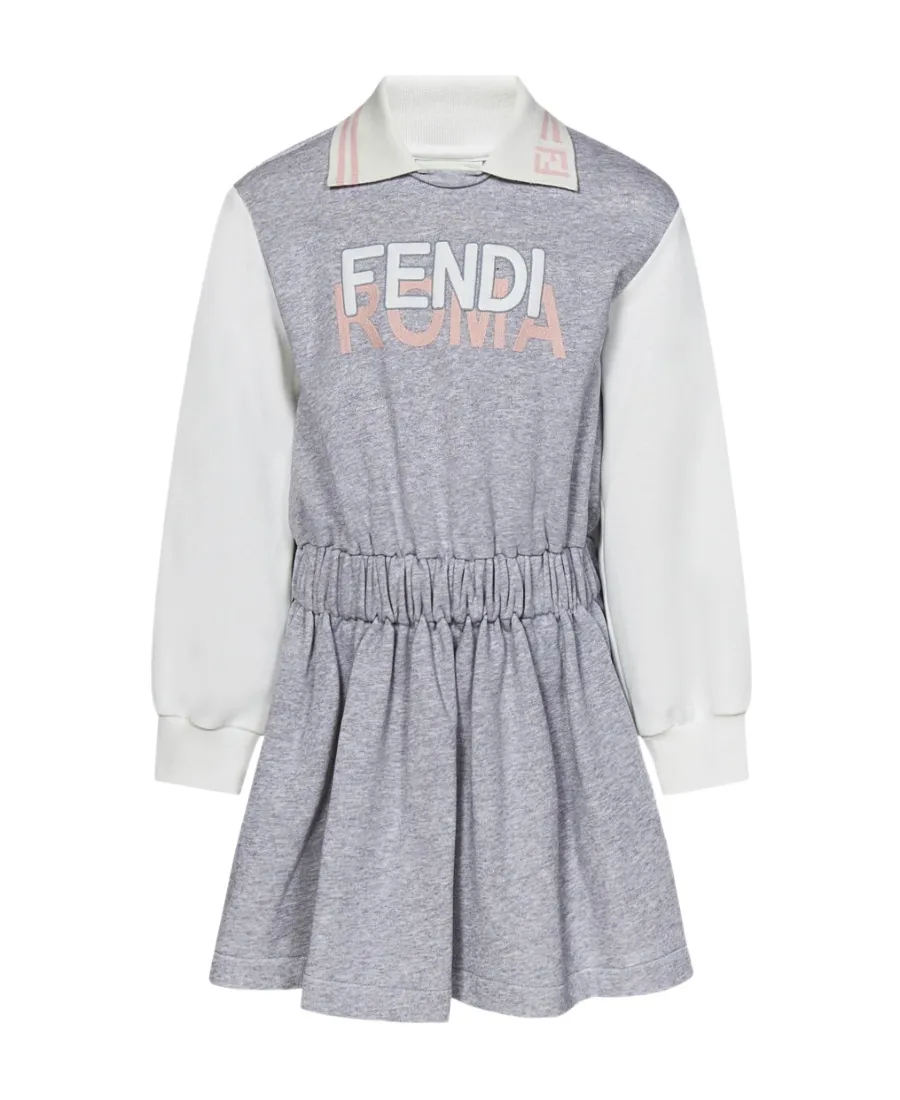 Logo-Embroidered Jersey Minidress