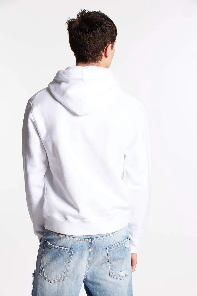 Dsquared2 Graffiti Printed Drawstring Hoodie