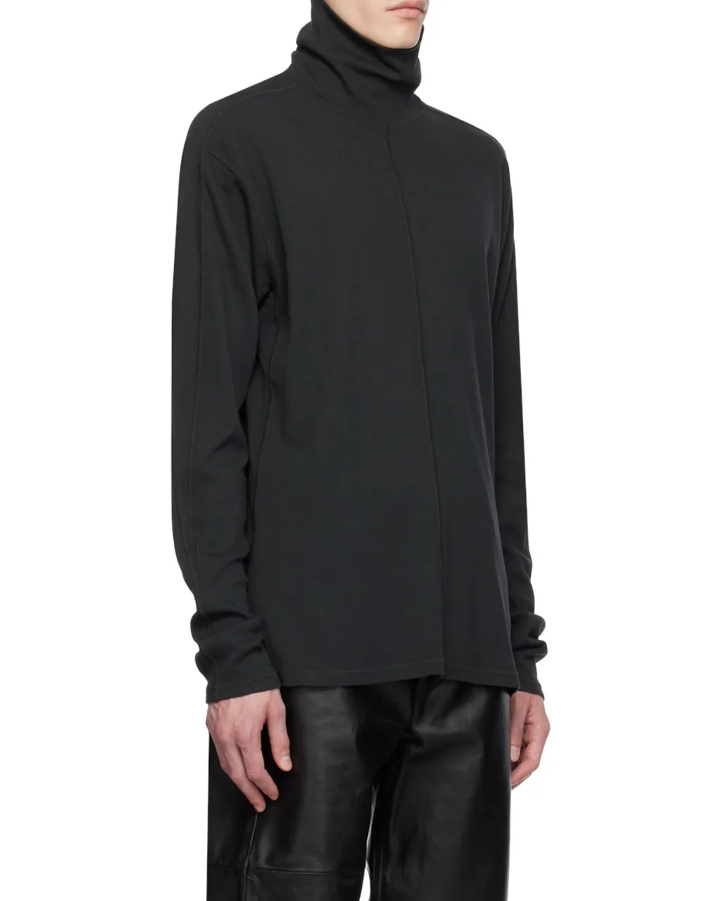 Roll-Neck Ribbed-Knit Jumper