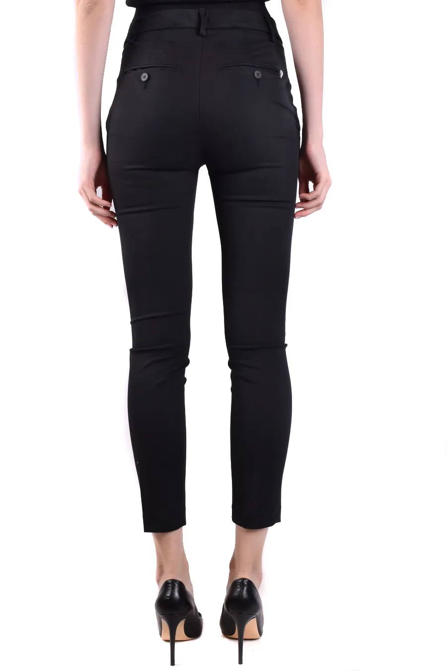 Side Pocket Button Casual Pants