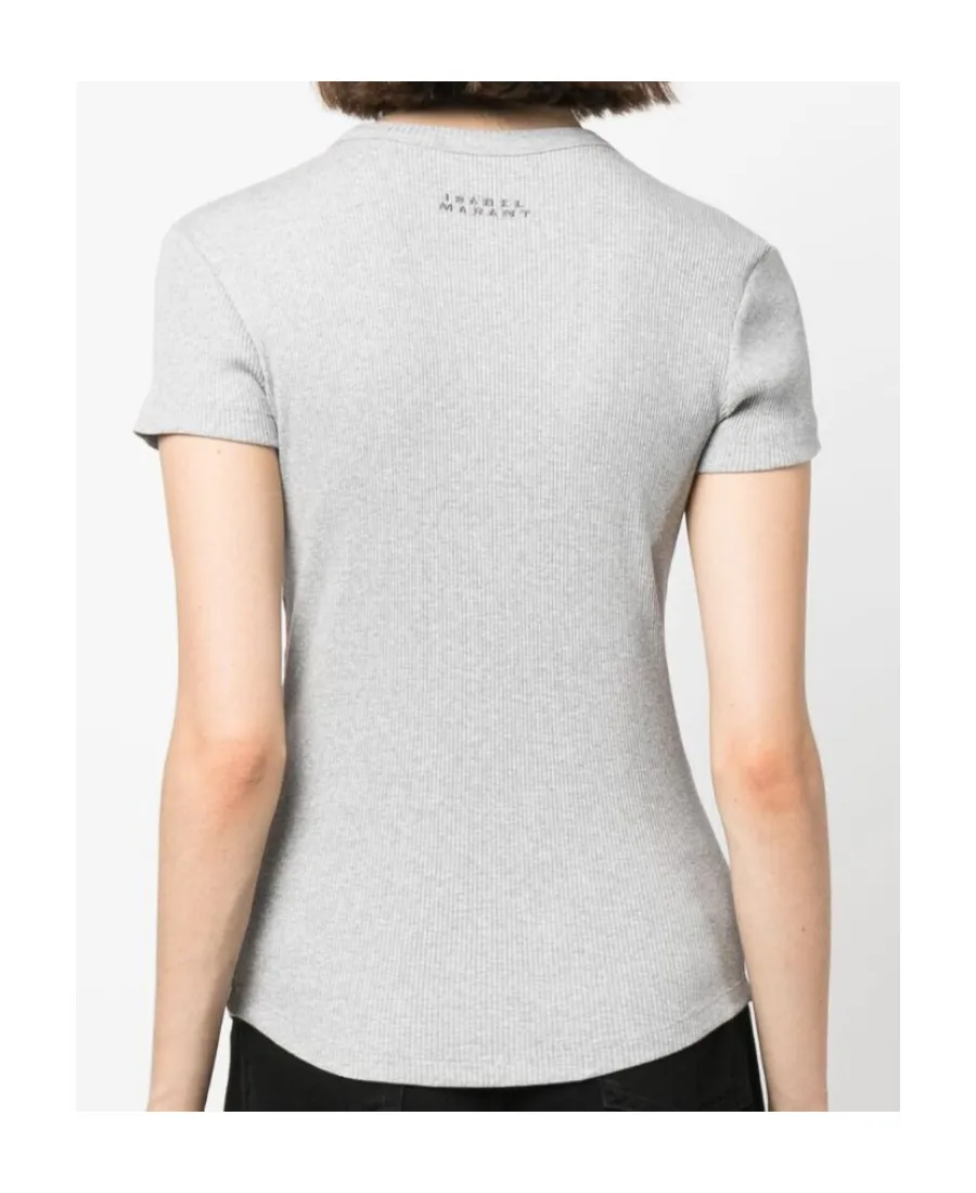 Isabel Marant Slim Fit Fine Ribbed Top